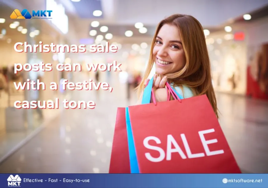 Christmas Facebook posts for business ideas – Christmas sale post