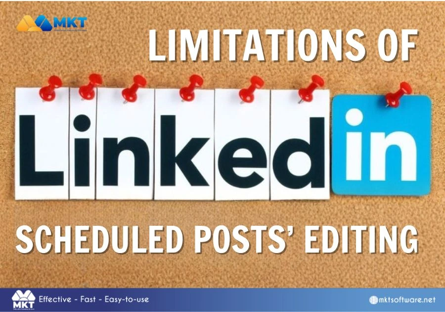 How to edit scheduled posts on LinkedIn - Limitations How to edit scheduled posts on LinkedIn - Limitations