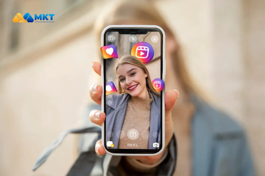 Instagram Reels analytics showing high engagement and reach driven by optimized holiday captions for Instagram during the Christmas season.