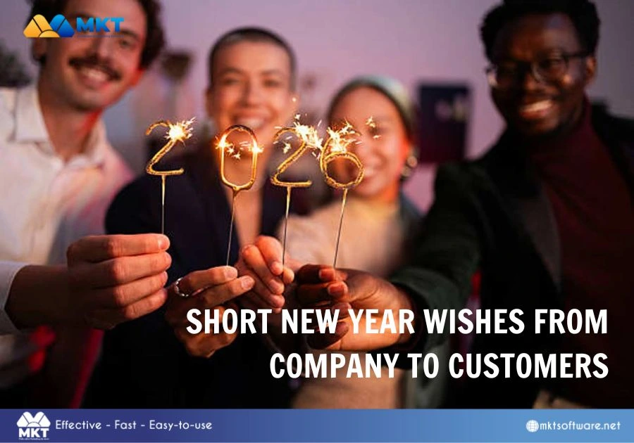 Short new year wishes from company to customers Short new year wishes from company to customers