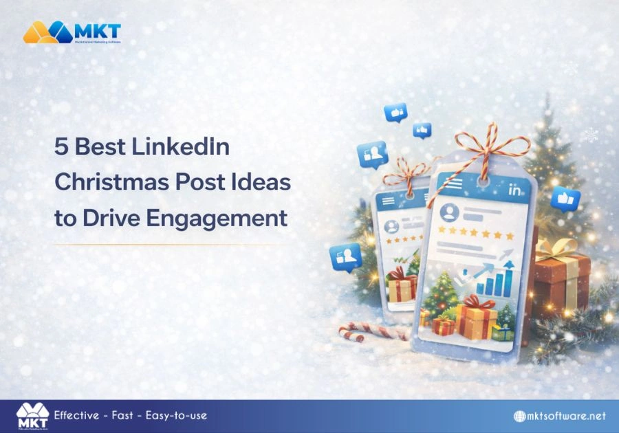 TOP 5 engaging LinkedIn Christmas post ideas