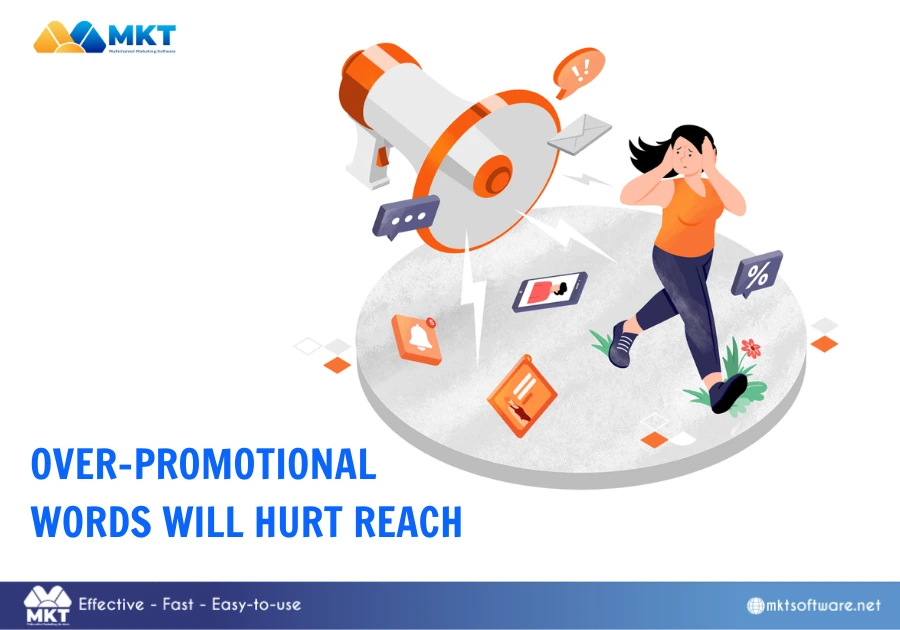 Facebook Algorithm Words to Avoid - Over-promotional words