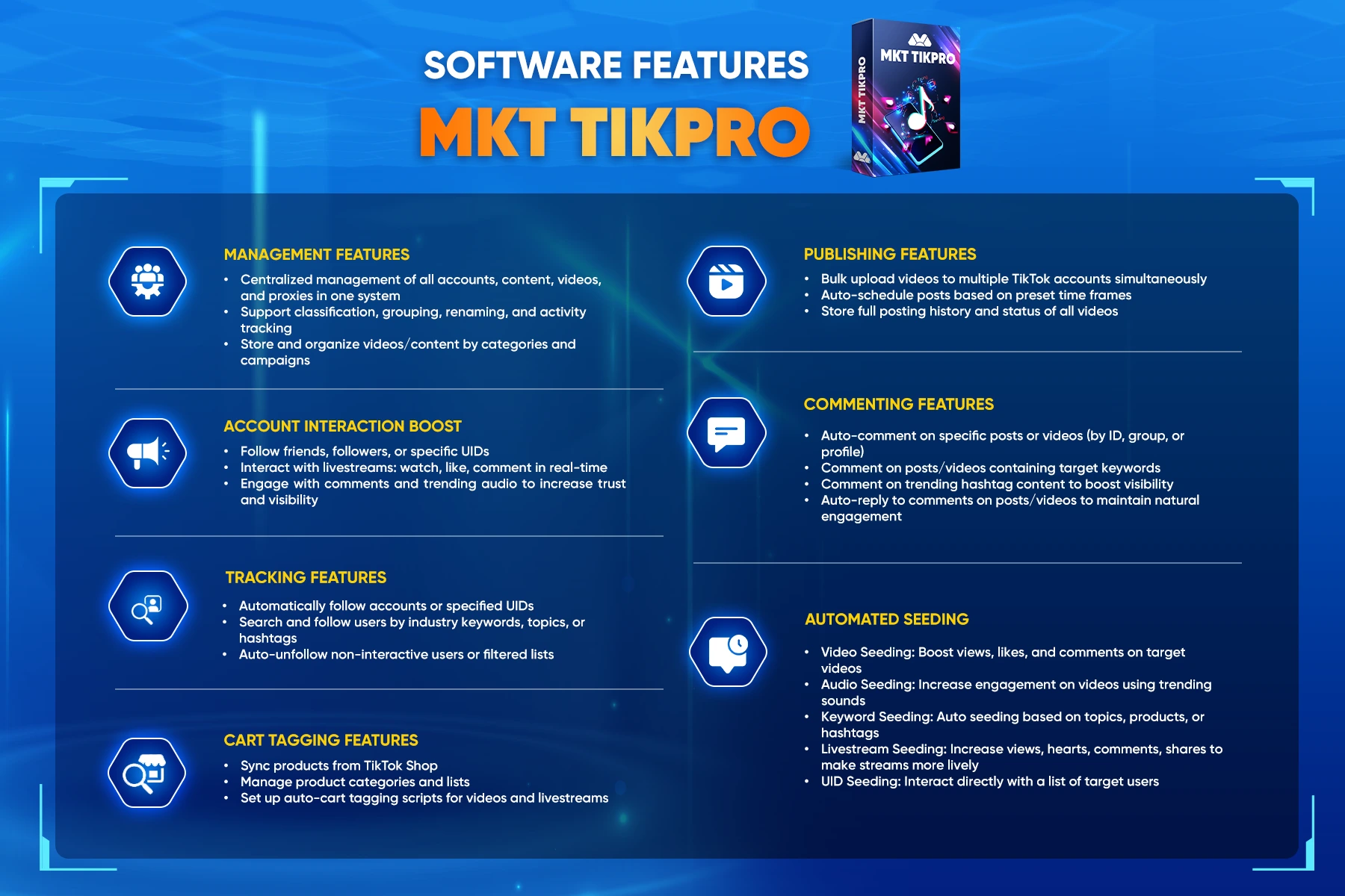 Social media marketing tools - MKT TikPro