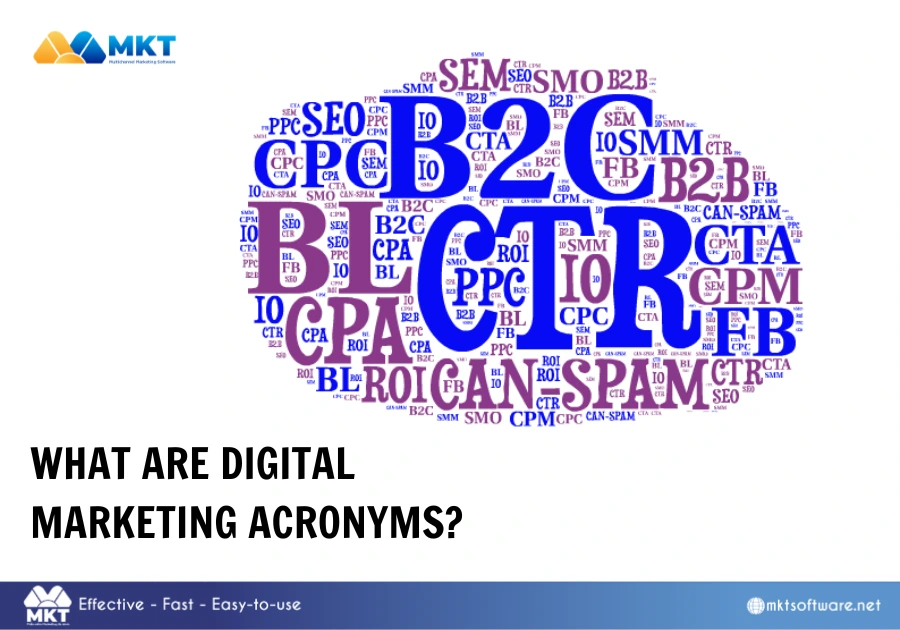 What are digital marketing acronyms?